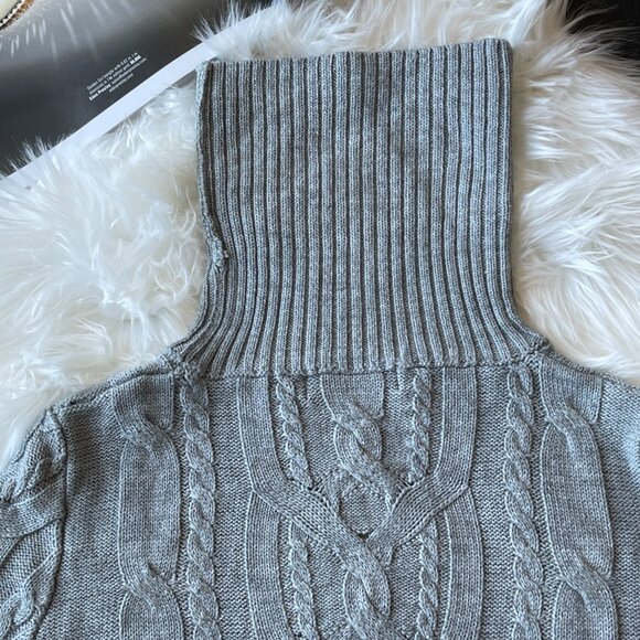 Size XS Turtleneck Wool Grey Sweater Price Firm - Picture 4 of 10